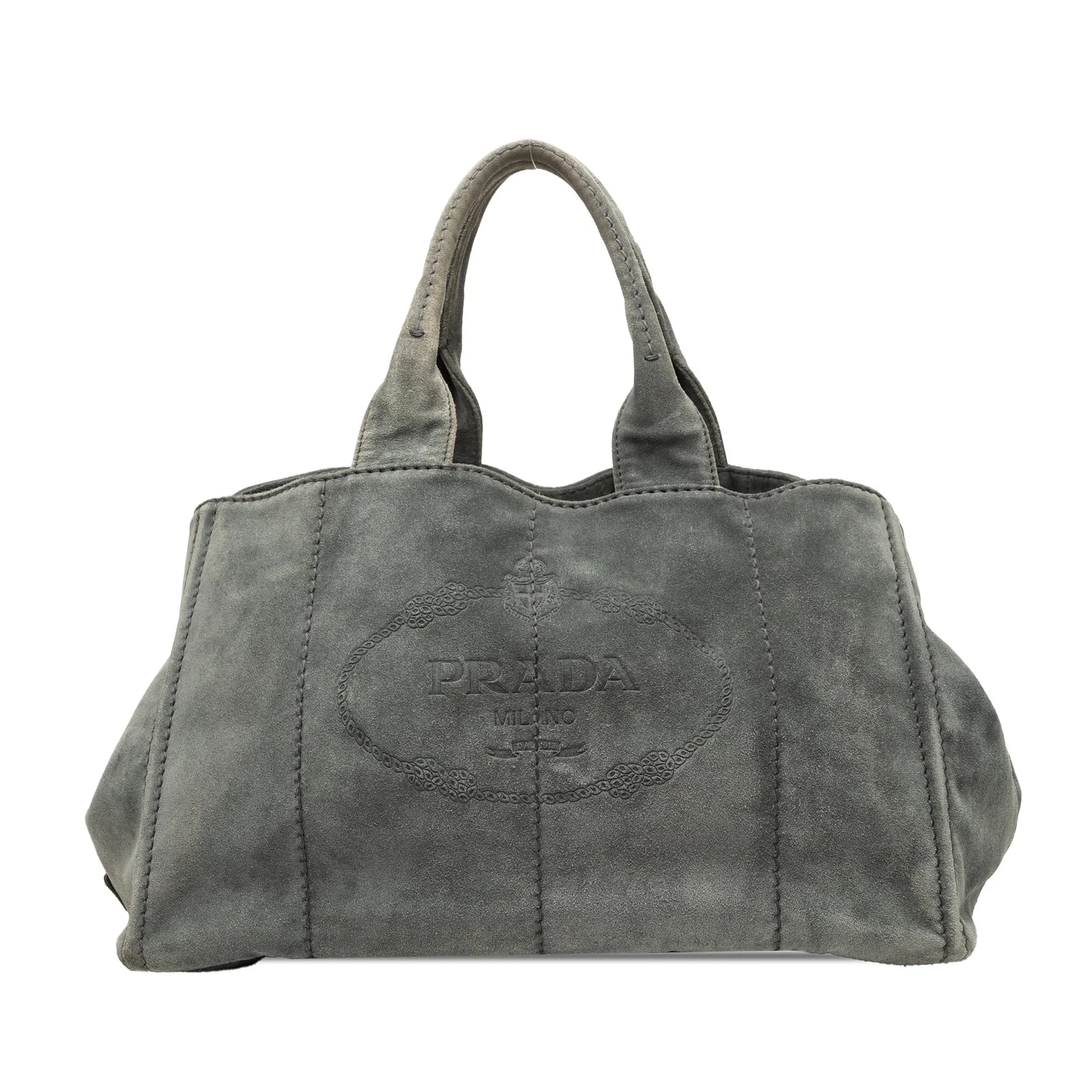 Prada — Large Canapa Logo — Handbag — resale