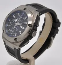 IWC Ingenieur Double Chronograph Titanium 45mm Black IW376501 Automatic 2