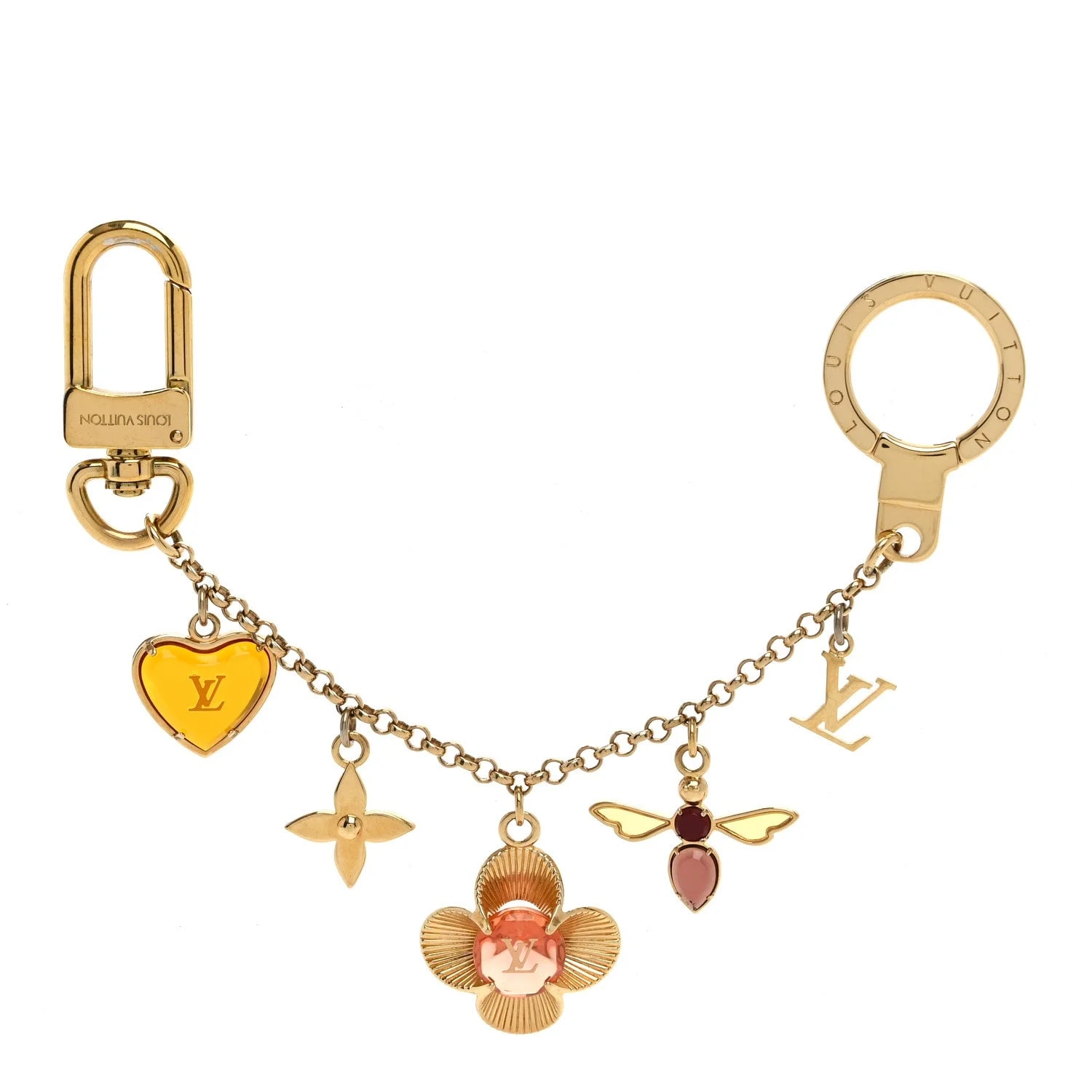 Louis Vuitton — Bee Flower Chain Key Charm — Accessory — resale