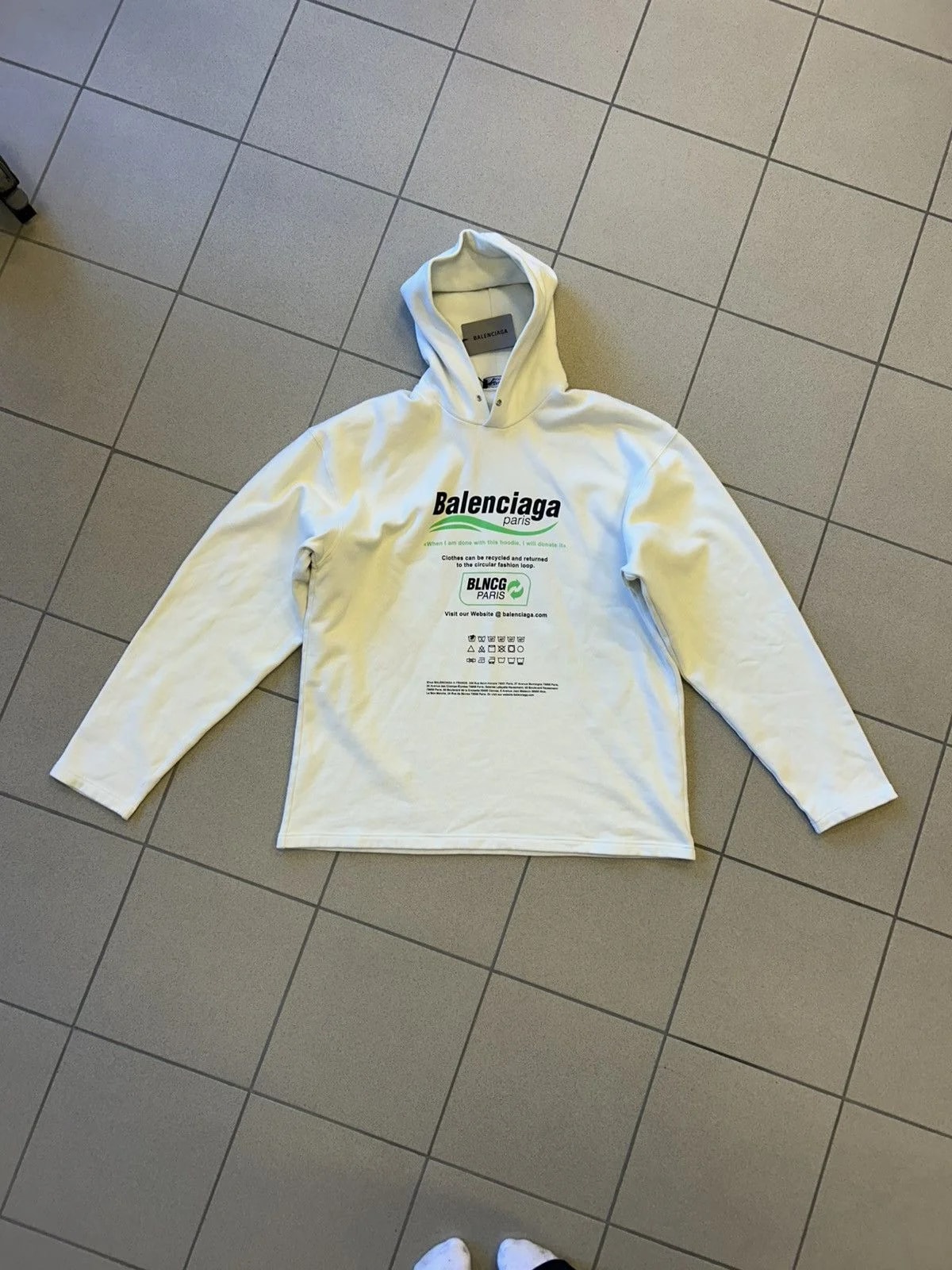 Balenciaga — Balenciaga Dry Cleaning Hoodie — streetwear — resale