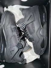 Jordan — Size 9.5 - Air Jordan 4 Retro 2025 Cat — Sneaker — resale