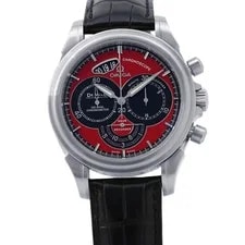 Omega — Omega de Ville 4851.61.31 Stainless Steel / Leather 41mm Red Dial #TZW356 — Watch — resale