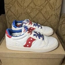 Saucony Jazz Court 1776 Patriotic Stars & Stripes ’S Size 11 Shoes 4