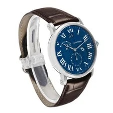 Cartier Rotonde Retrograde GMT Time Zone White Gold W1556241 3