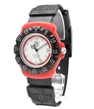 TAG Heuer — w/Box [ Exc+5 ] TAG Heuer Formula 1 385.513/1 Red White Quartz #46 — Watch — resale