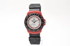 w/Box [ Exc+5 ] TAG Heuer Formula 1 385.513/1 Red White Quartz #46 4