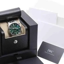 IWC — IWC Pilot's Watches IW388104 41mm SS Green #C16554 — Watch — resale