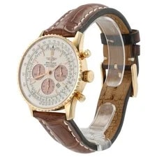 Breitling Navitimer Silver Dial 18k Rose Gold 38mm Automatic ’s R41380 3
