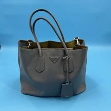 Prada — Geniune Prada Medium Double — Handbag — resale
