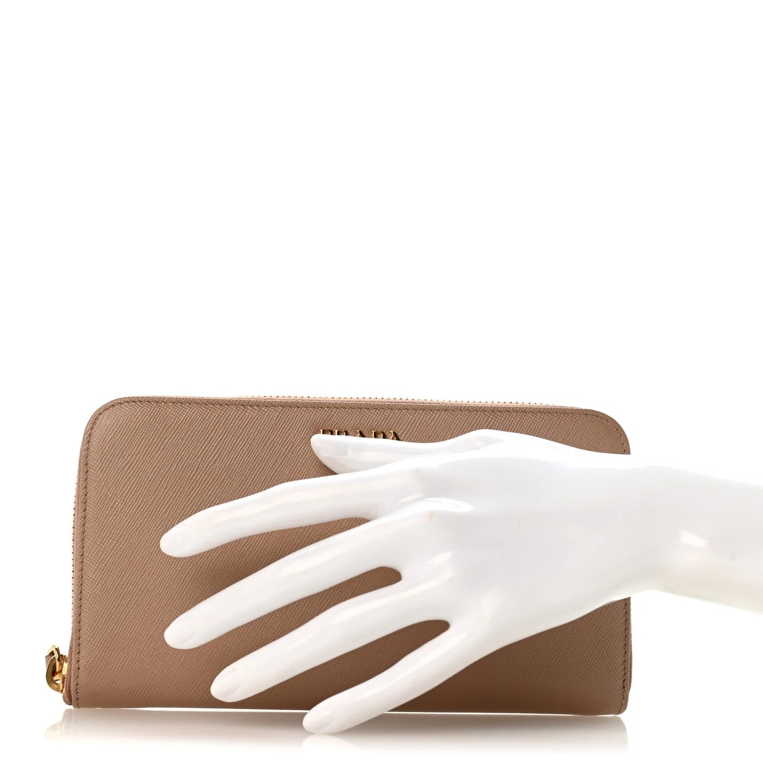 Metal Zip Around Wallet Cammeo 2