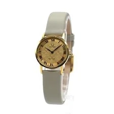 [Cal'd] 1970s Omega de Ville Cal.625 Floral Gold 32mm Manual Japan Z352 4