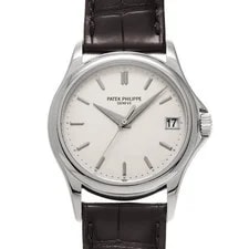 Patek Philippe — Patek Philippe Calatrava 5127G-001 37mm White Gold Silver #WW3317 — Watch — resale