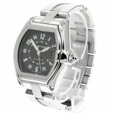 Cartier W62004V3 Roadster LM Date Automatic Black Stainless Steel 2