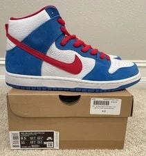 Nike SB — Nike SB Dunk High Pro ISO Doraemon Size 9.5 CI2692-400 Photo — Sneaker — resale
