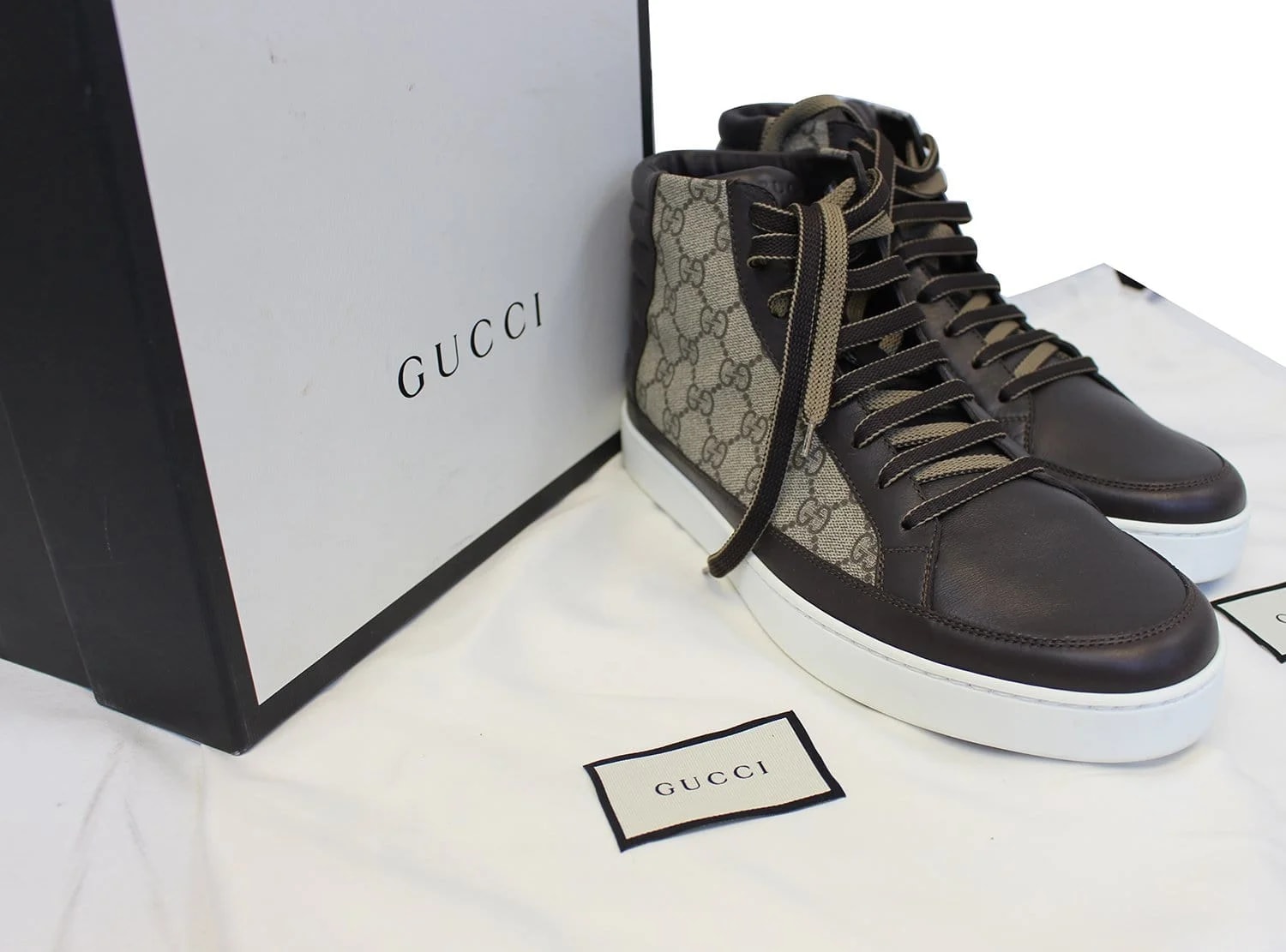 Gucci High-Top Size 10 411857 4