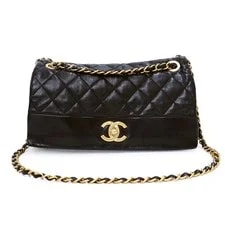 Chanel — Chanel Matelassé Coco Mark Flap Double Chain Quilted #BCB397 — Handbag — resale