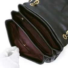 Chanel Matelassé Coco Mark Flap Double Chain Quilted #BCB397 3