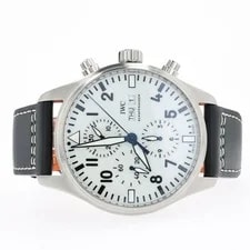 IWC Pilot Chronograph White Dial Automatic Stainless Steel 43MM IW377725 2