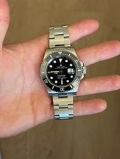 Rolex Submariner 126610LN Silver Oyster Bracelet With Black Bezel 2
