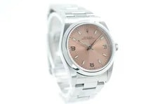 Rolex Oyster Perpetual 31mm 77080 Pink Dial 2007 With Box and Papers 3