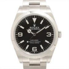 Rolex — Rolex Explorer I 214270 SS AT Black Dial — Watch — resale