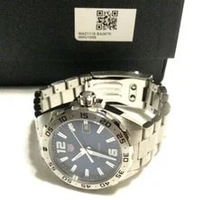TAG Heuer Formula 1 Swiss Stainless Ocean Blue Dial Boxes & Manual 2