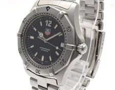 Tag Heuer — ▶️ TAG Heuer Professional 2000 WK1110 Quartz Black Dial Date ’s Swiss — Watch — resale
