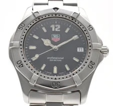 ▶️ TAG Heuer Professional 2000 WK1110 Quartz Black Dial Date ’s Swiss 3