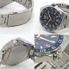 TAG Heuer S Formula 1 WAZ1010 Blue Dial Quartz Finished From Japa 3
