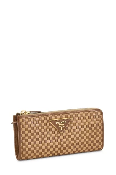 Woven Zip Around Wallet 2