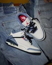 Air Jordan — Size 11 - Levi’s X Air Jordan 3 Retro All-Star Weekend IR0912-400 — Sneaker — resale