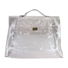 Hermes Plastics Kelly Clear GoldHardware Plastics — Handbag — resale
