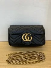 Gucci — Gucci Authentic GG Marmont Chain 575161-DTDCT-1000 — Handbag — resale