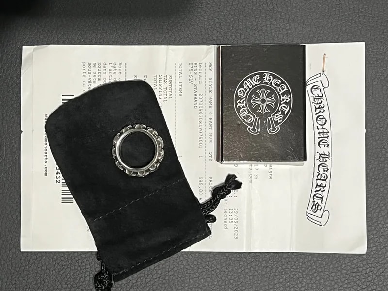 Chrome Hearts — Hearts Star Band Ring US — Clothing — resale