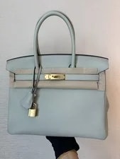 Hermès — Auth Hermès Birkin 30 Top Handle Perle — Handbag — resale