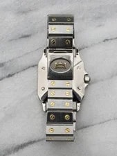Cartier Santos Ref 2961 80s White Roman Dial 29x41mm Two Tone 3