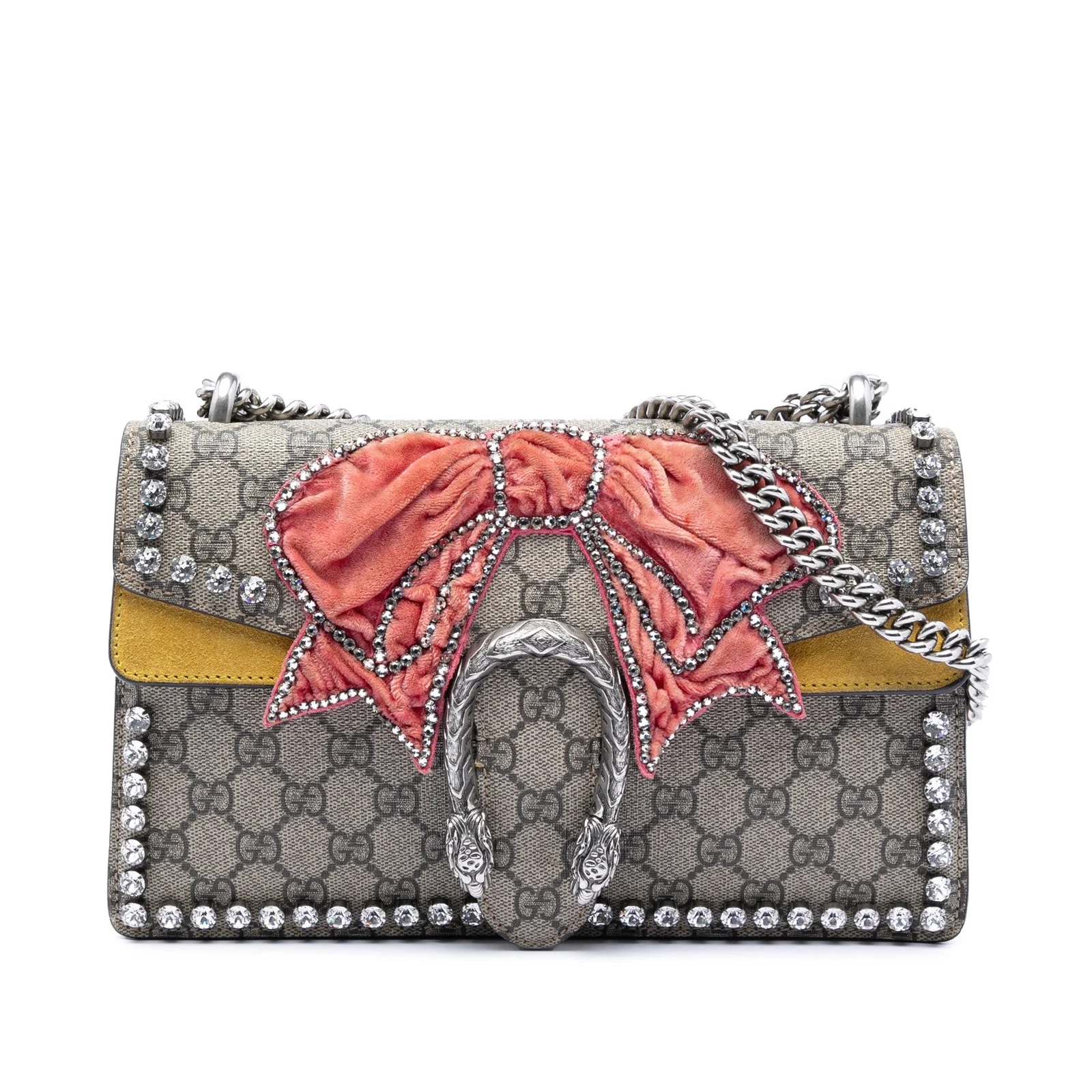 Gucci — Medium Embroidered Bow Dionysus — Handbag — resale