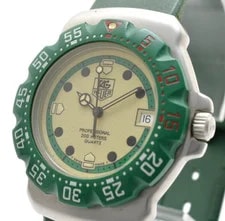 ! [ IN BOX ] TAG Heuer Formula1 Green WA1212 BMW328i #62 3