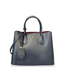 Prada — Prada Medium Double Dark (qy012626h7) — Handbag — resale
