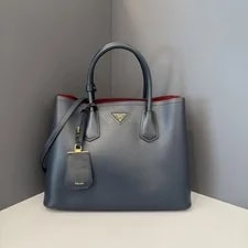 Prada Medium Double Dark (qy012626h7) 2