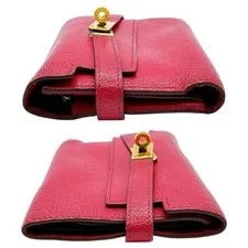 Hermes Kelly Compact Wallet Tri-fold Cash Card Holder 4