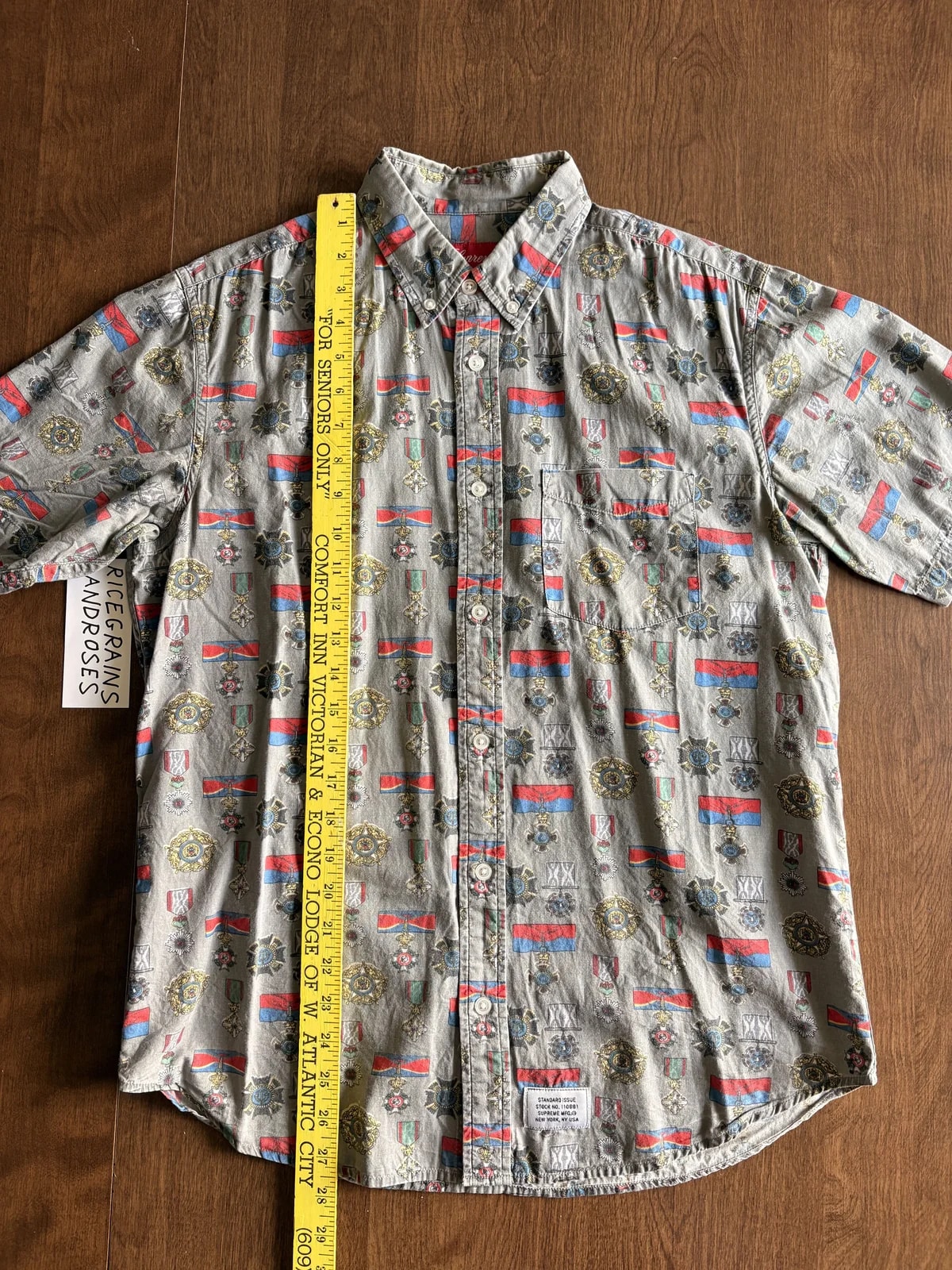 Supreme — Supreme Medals Short Sleeve — streetwear — resale