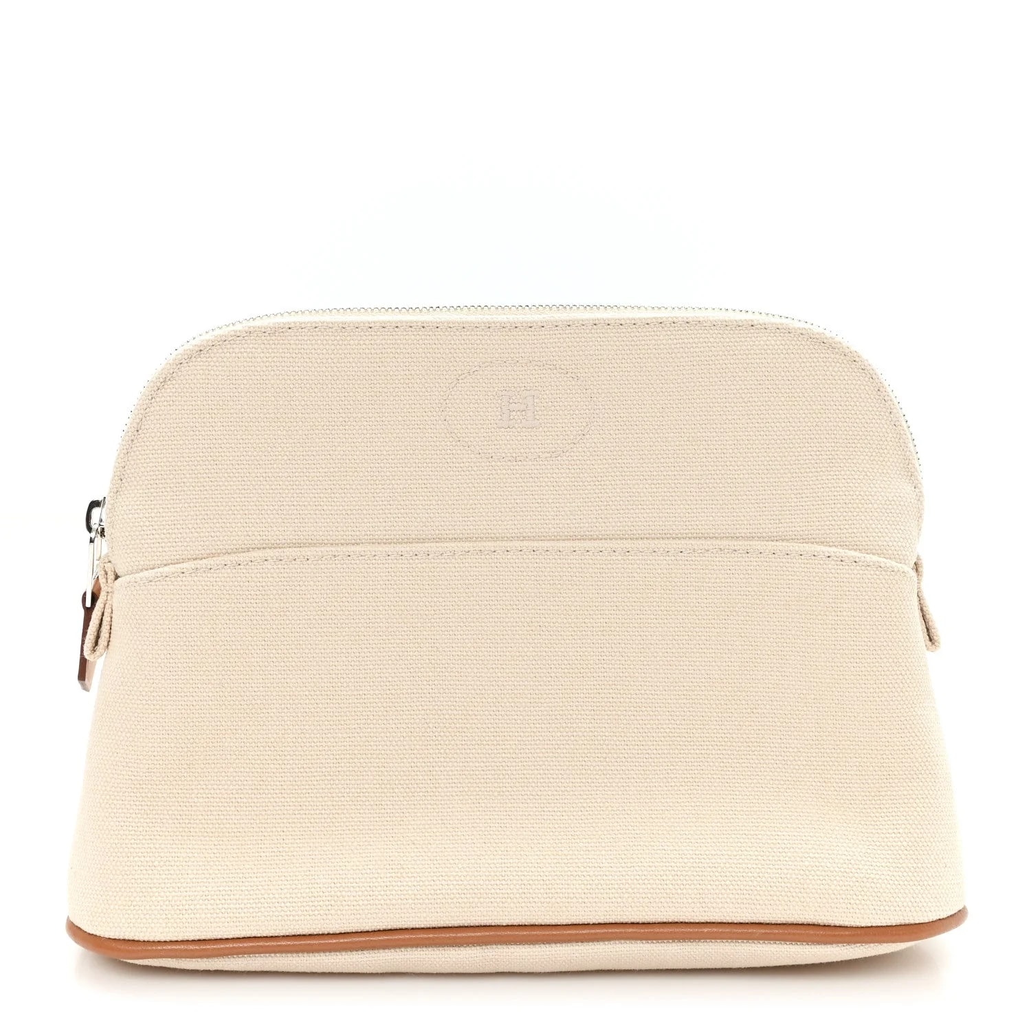 Hermès — Cotton Bolide Travel Cosmetic Pouch Naturel — Accessory — resale