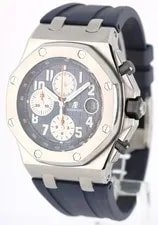 Audemars Piguet Royal Oak Offshore Steel Navy Blue Orange 42mm 26470ST 2
