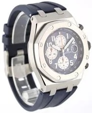 Audemars Piguet Royal Oak Offshore Steel Navy Blue Orange 42mm 26470ST 3