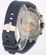 Audemars Piguet Royal Oak Offshore Steel Navy Blue Orange 42mm 26470ST 4