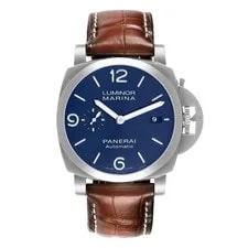 Panerai Luminor Marina Quaranta Steel Blue Dial PAM01370 2