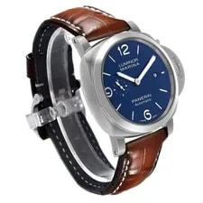 Panerai Luminor Marina Quaranta Steel Blue Dial PAM01370 3