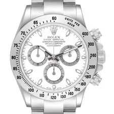 Rolex — Rolex Daytona Steel White Dial 116520 — Watch — resale