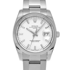 Rolex — Rolex Oyster Perpetual Date 115200 34mm Stainless Steel White #WW1894 — Watch — resale